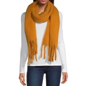 a.n.a Fringe Cold Weather‎ Scarf Cognac NWT Fall Accessories